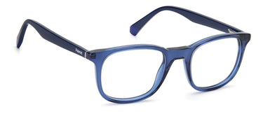 Premium Men Polaroid Eyeglasses: PLD D424 - Blue(2) - SpecSMART Eye Clinic (Diagonal View)